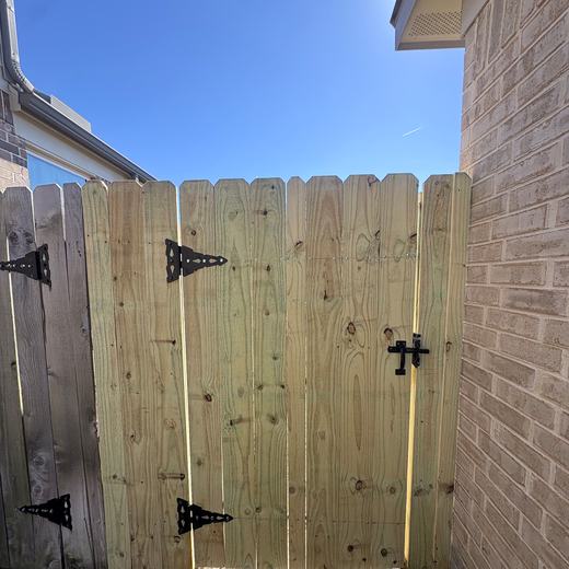Gate between two houses
