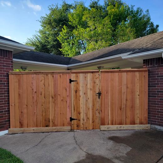 Double gates, brick to brick
